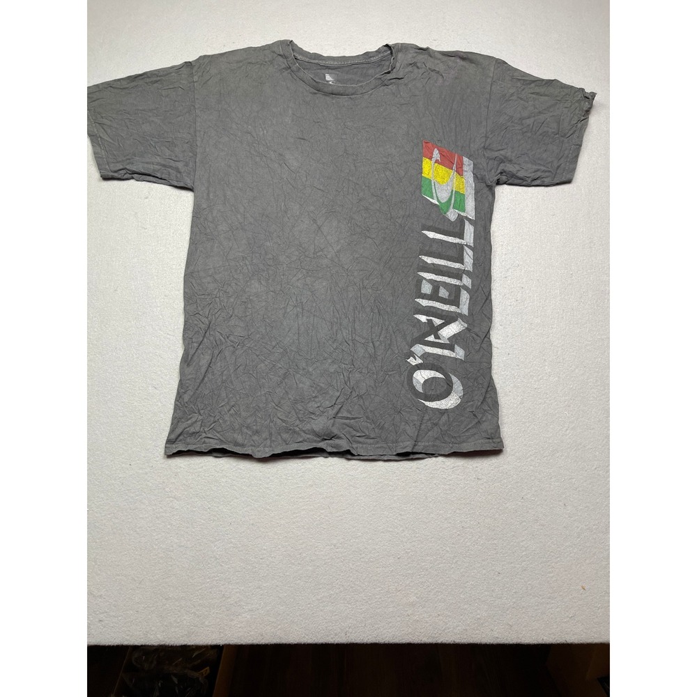 O'Neill T Shirt Cotton Charcoal Gray Large Mens